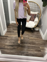 STILL INTO YOU LAVENDER BLOUSE