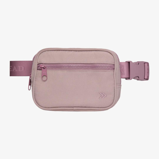 MAUVE FANNY PACK THREAD WALLETS
