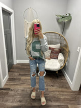 SPORT GREY 21 CREW SWEATSHIRT