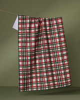 GEOMETRY HOLIDAY CHARM TEA TOWEL