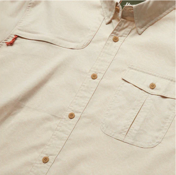 MENS HOWLER BROTHERS HEIRLOOM TARPON SCALE LONG SLEEVE BUTTON UP SHIRT