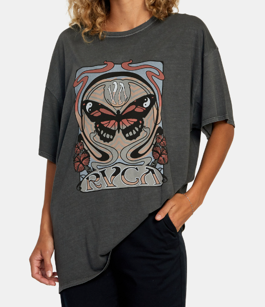 RVCA PIRATE BLACK NOUVEAU TEE