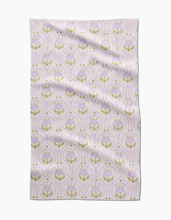 GEOMETRY DOME FLORAL TEA TOWEL
