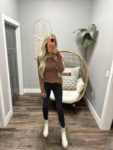 ERIN CLOVE RIBBED LONG SLEEVE BASIC TOP
