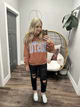 RUST BOSTON CREW SWEATER