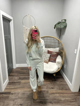 JAYLI FROSTED MINT JOGGER PANT