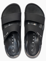REEF MEN'S OASIS DOUBLE UP SLIDE SANDALS BLACK/MARBLE
