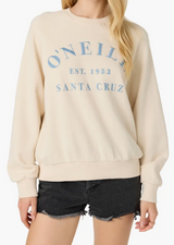 ONEILL BOARDWALK EMBROIDERED CREW SWEATSHIRT