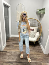 BLUE WASHED NASHVILLE GRAPHIC TEE