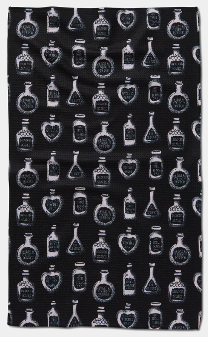 POTION COMMOTION GEOMETRY KITCHEN TEA TOWEL