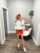 WHITE AMERICA USA CREW SWEATSHIRT