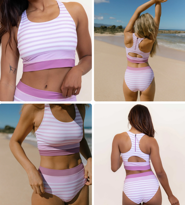 ASHBURY COLORBLOCK SWIM SUIT BOTTOMS