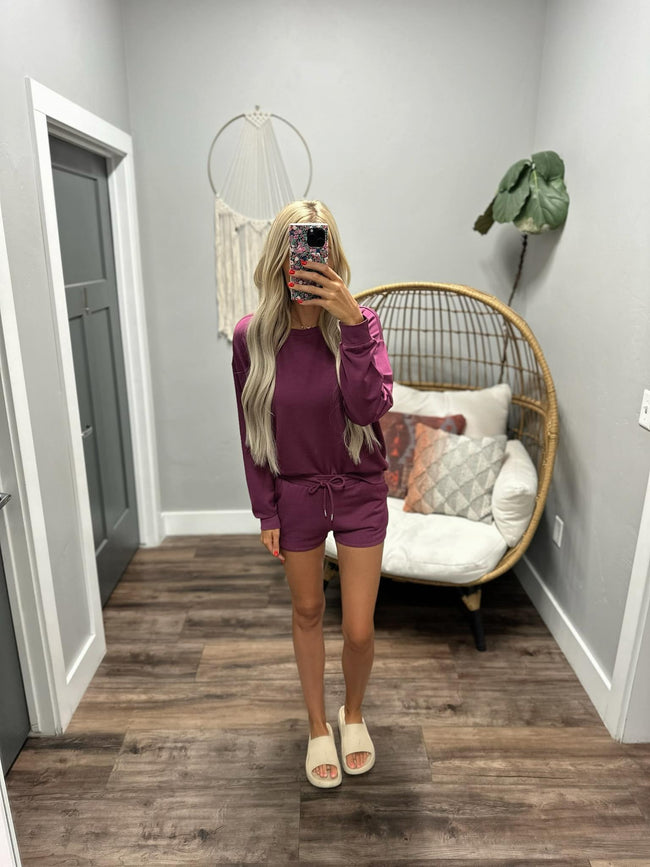 ROXY SURFING BY MOONLIGHT PLUM SHORTS