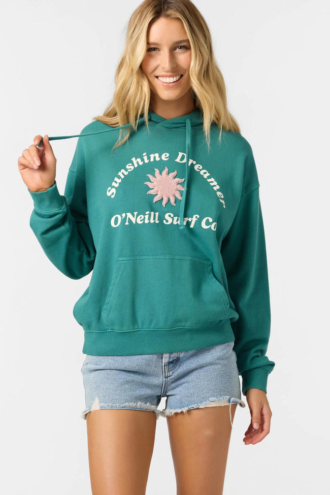 ONEILL TEAL DRIFT HOODIE TOP