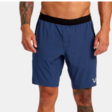 MENS RVCA BLUE YOGGER PLUS SHORTS