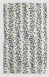 GEOMETRY MIDNIGHT REEDS TEA TOWEL