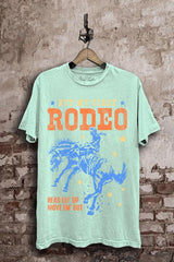 MINT WASHED NOT MY FIRST RODEO TEE