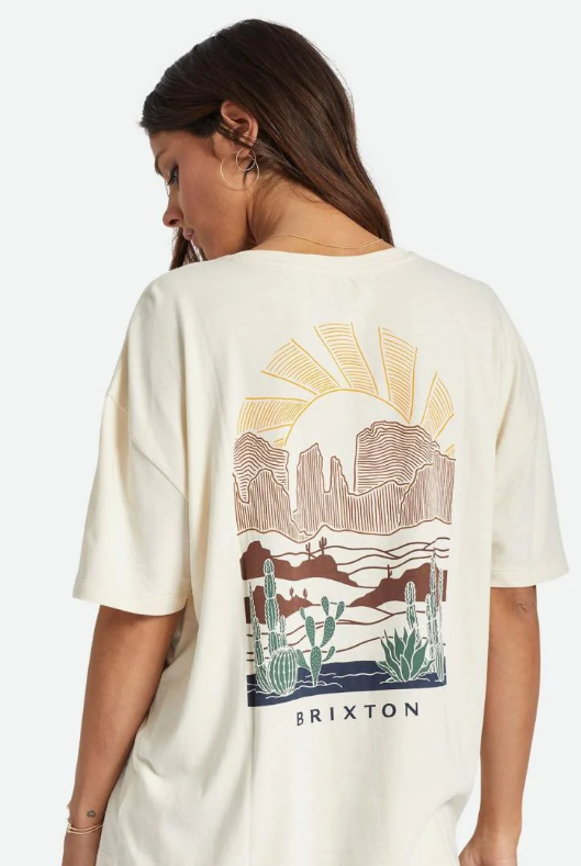 BRIXTON WHITECAP CULTIVATE OVERSIZED TEE