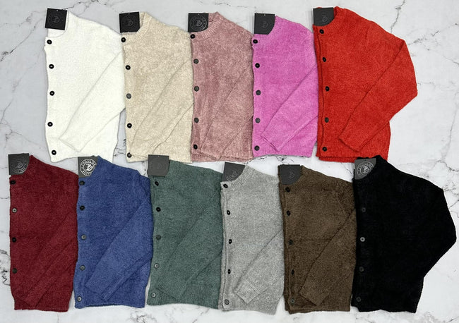 BLACK FRIDAY BUTTON UP COZY CARDIGAN *FINAL SALE*