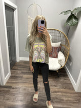 TAUPE ROCK & ROLL WORLD TOUR GRAPHIC TEE