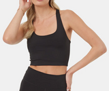TENTREE LONGLINE ACTIVE BLACK BRA