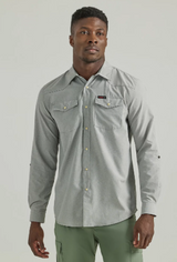 MENS WRANGLER ATG RAVEN BUTTON DOWN SHIRT
