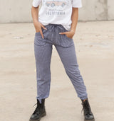 UPTOWN UNITY BLACK GINGHAM JOGGERS