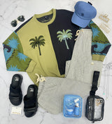 BILLABONG SPLIT PALM KENDAL CREW SWEATSHIRT