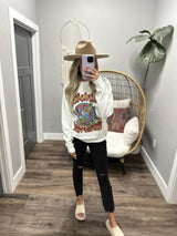 WHITE BLINK 182 CREW SWEATSHIRT TOP