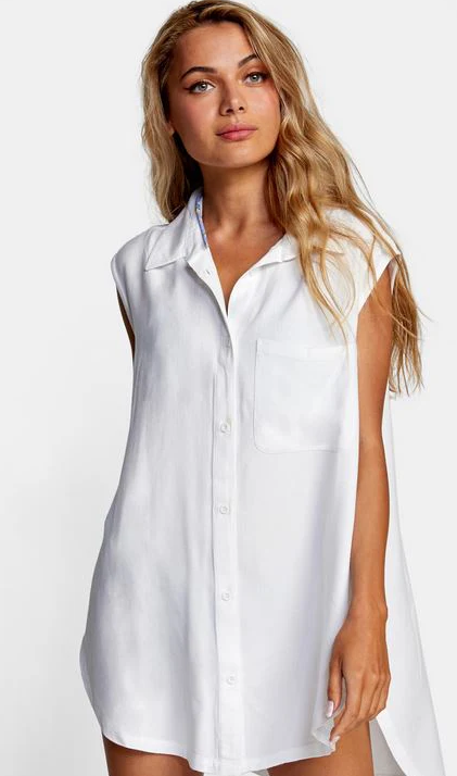 RVCA FAREWELL SHIRT DRESS