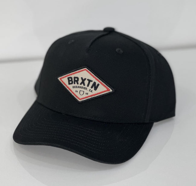 BRIXTON BLACK TREMONT MP SNAPBACK HAT