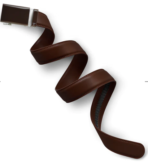MENS CHOCOLOATE BROWN MISSION BELT