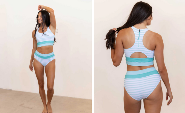 SHASTA COLORBLOCK SWIM SUIT BOTTOMS
