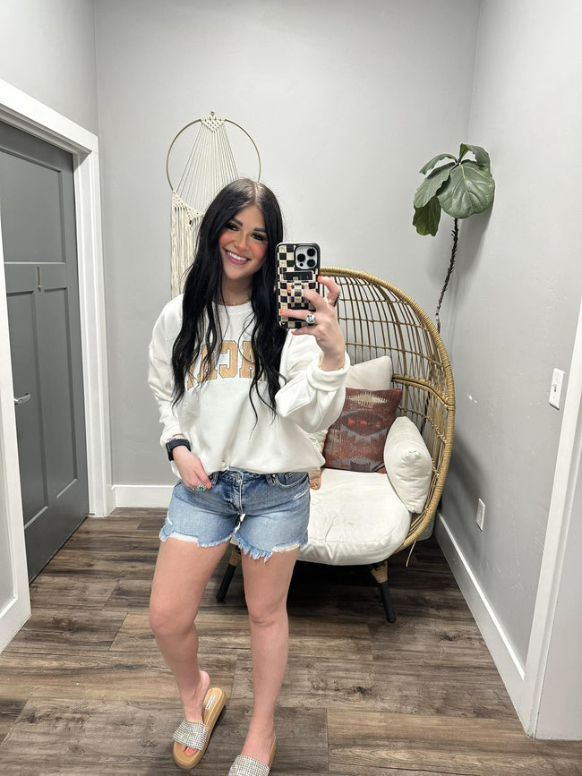 OFF WHITE VACAY CREW SWEATSHIRT TOP