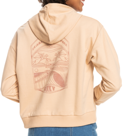 ROXY AFTERNOON HIKE TAUPE HOODIE