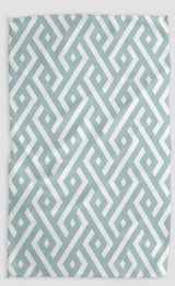GEOMETRY WATER WAYS TEA TOWEL