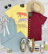 CRYSTAL RASPBERRY BUTTON UP SHORT SLEEVE CARDIGAN TOP
