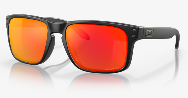 HOLBROOK MATTE BLACK RUBY PRIZM OAKLEY SUNGLASSES