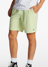 MENS BILLABONG CROSSFIRE ELASTIC SUBMERSIBLE SHORTS 18" CITRUS