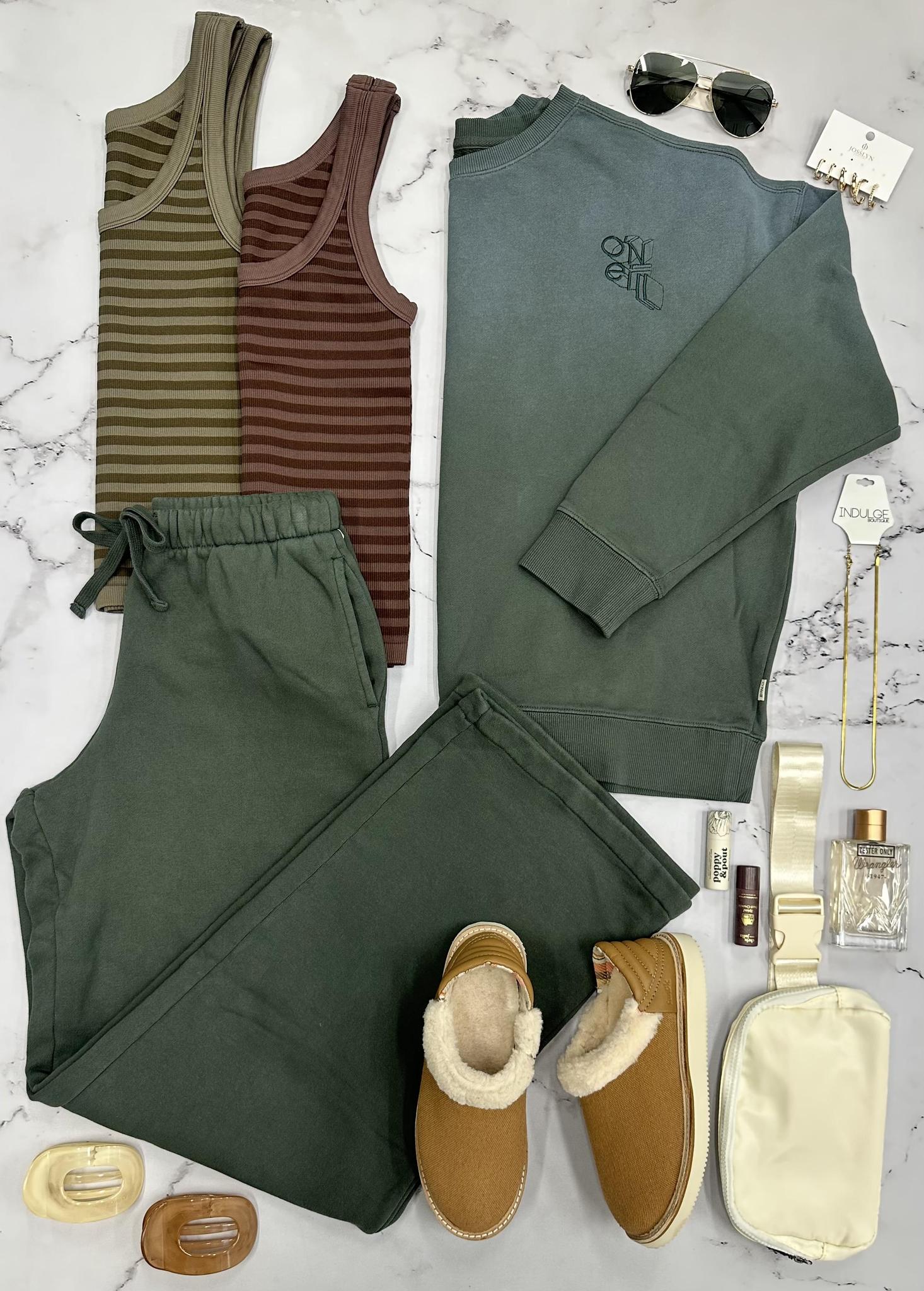 ONEILL VINTAGE WIDE LEG SWEATPANTS