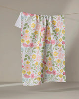 GEOMETRY BLOOMING DAYS TEA TOWEL