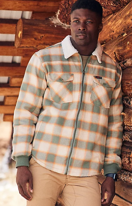 ATG Sherpa Lined Flannel