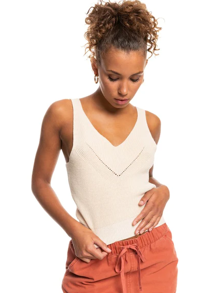ROXY CREAM CRAZY GLORY KNIT TANK