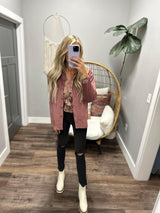 RIDE IT OUT BERRY CORDED JACKET