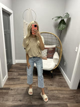 DIXIE HIGH RISE CARGO STRAIGHT LEG JEANS