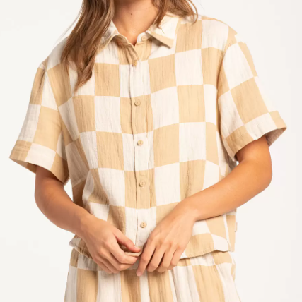 BRIXTON MYKONOS BUTTON UP SHIRT