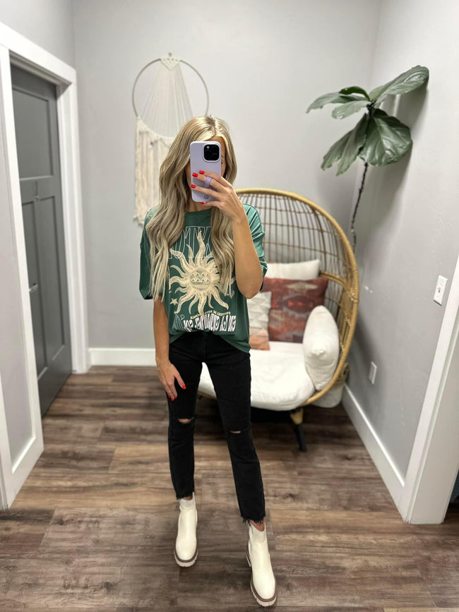 BRIXTON HUNTER EL FESTIVAL OVERSIZED TEE