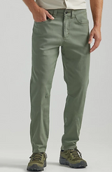MENS ATG BY WRANGLER DUSTY OLIVE FIVE POCKET PANT