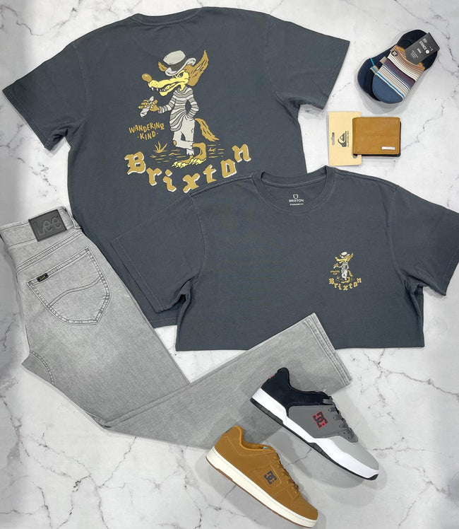 MENS BRIXTON OAKWOOD TEE