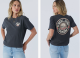 ONEILL WASHED BLACK SURF CO TEE
